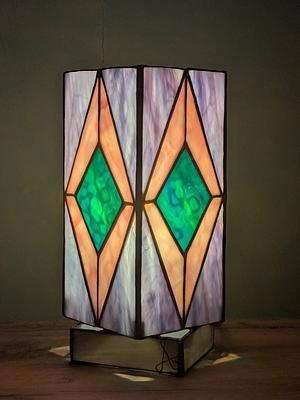 Lampy stained glass
