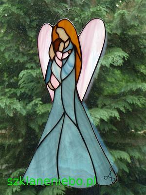 Anioły stained glass