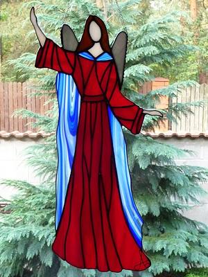 Anioły stained glass